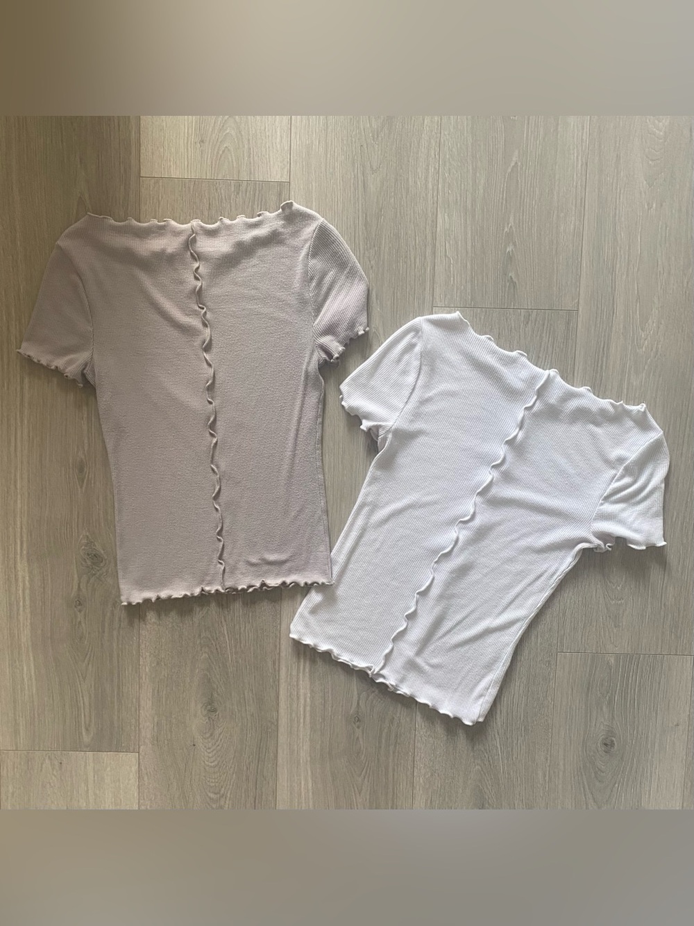 Abercrombie & Fitch Ribbed Tuckable Tee Bundle